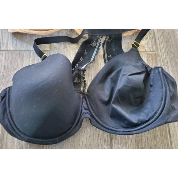 Soma 42 ddd Bra Black With Lace Racerback - Picture 1 of 3